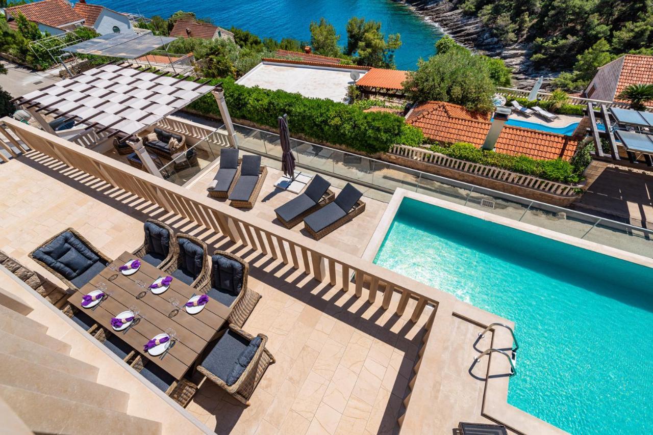 Villa Kadena - Luxury Seaside Villa With Private Heated Pool Selca (Brac) Exterior foto